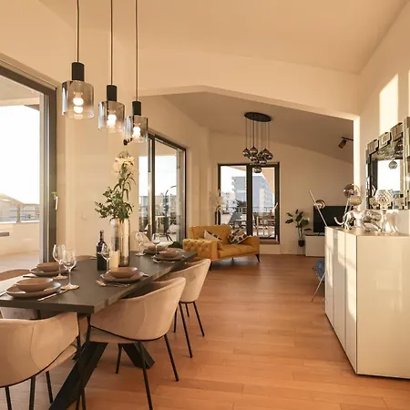Luxury Penthouse Berin With Rooftop Terrace And Jacuzzi Zadar Exterior photo